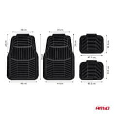 AMIO Univerzalni set baršunastih tekstilnih prostirki TCM-01 -04695