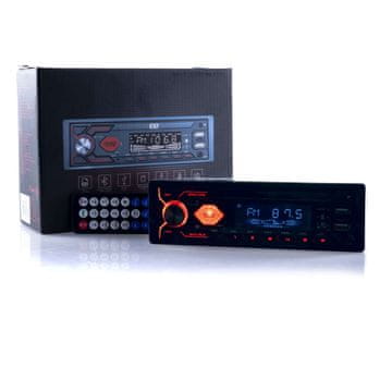 EPCR05R 1 DIN Auto radio USB MICRO SD BT - CRVENI