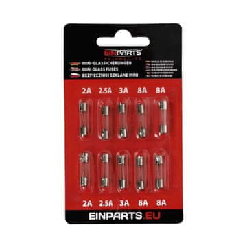 Stakleni osigurači 5×20 mm 250V, 10 kom EPFUSE36