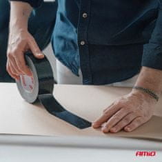 AMIO Crna tehnička traka 48 mm x 15 m x 0,19 mm -04849