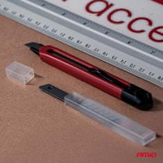 AMIO Univerzalni nož sa setom ABS oštrica 80x9x0.4mm 1+5 -04818