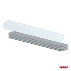 AMIO Univerzalni nož sa setom ABS oštrica 80x9x0.4mm 1+5 -04818