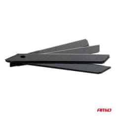 AMIO Set crnih SK5 čeličnih oštrica 100x18x0,5 mm 10 kom -04821
