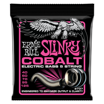 Ernie Ball Cobalt Slinky bas gitara s 5 žica, 40-125 (2737)