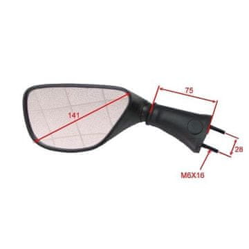JMP retrovizor za Kawasaki ZX-6R 600 G Ninja, ZX-6R 600 J Ninja, ZX-6R 600 H Ninja s katalizatorom, ZX-6R 636 A Ninja, ZX-9R 9