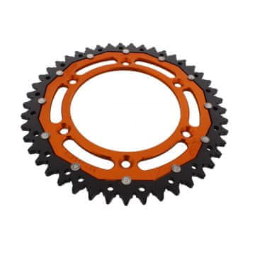 ZF dvostruki ZFD-897-45-ORG stražnji lančanik, 520/45z narančasti za Husqvarna / KTM