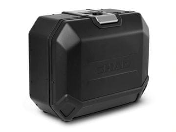 SHAD Terra Black TR36 36L aluminijski kofer za desnu stranu crni