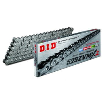 D.I.D 525ZVMX2/124 X-Ring otvoreni pogonski lanac sa zakovicom za Ducati / Honda
