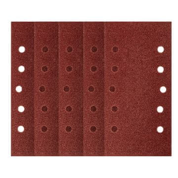 Brusni papir s čičkom 115 x 230 mm, P60, 5 kom., s 10 rupa