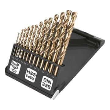 HSS-Co svrdla za metal 1,5-6,5 mm, set od 13 komada