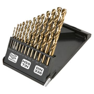 HSS-TiN svrdla za metal 1,5-6,5 mm, set od 13 komada