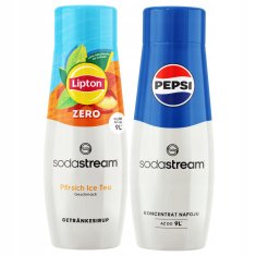 SodaStream Lipton ledeni čaj breskva bez šećera + Pepsi