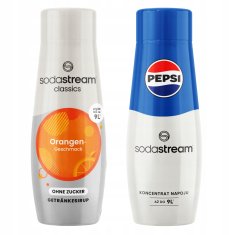 SodaStream Orange Zero sirupi bez šećera koncentrat naranče + PEPSI Cole