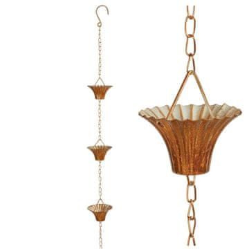 Esschert Design Bakreni lanac za oluke