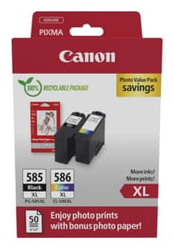 Canon PG-585XL/CL-586XL (6204C005) Višepakiranje tinte za fotografije, BK/CMY