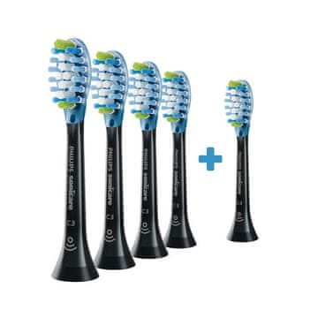 Philips C3 Premium Plaque Defense HX9045/88 glave sonične četkice za zube, crne
