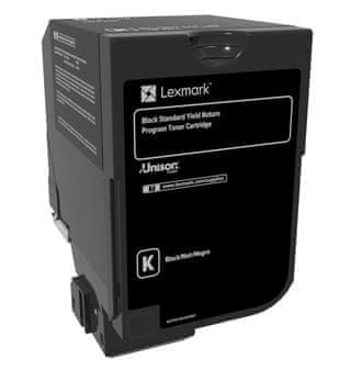 Lexmark 74C2SK0 toner, crni