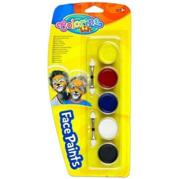 Colorino dječje boje za lice u 5 boja
