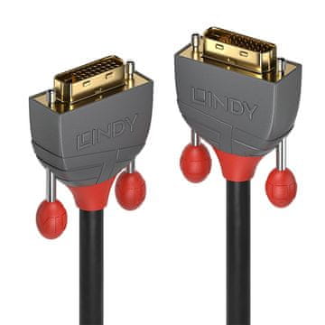 Lindy 36223 DVI kabel 3 m DVI-D crni