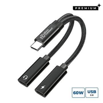 MicroConnect MC-USBC-CFCF USB 2.0 kabel 0,13 m srebrne boje