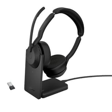 Jabra Evolve2 55 BT punjač za slušalice crne boje
