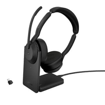 Jabra Evolve2 55 BT punjač za slušalice crne boje