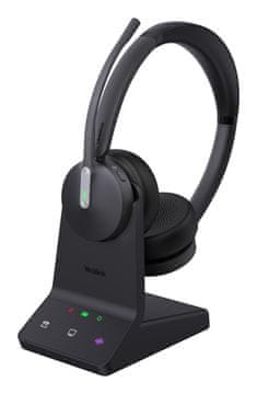 YEALINK WH64 Dual UC bežične USB-C BT slušalice crne boje