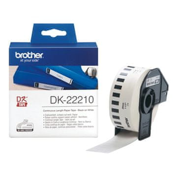 BROTHER DK-22210 trake za označavanje, crno na bijeloj podlozi