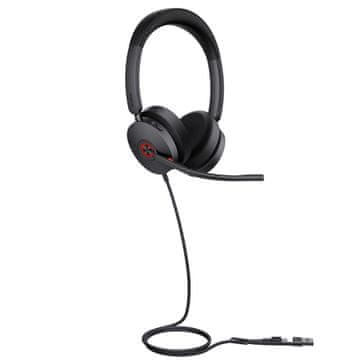 YEALINK UH48 Dual Teams USB-C/A žičane slušalice crne boje