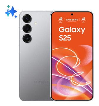 Samsung Galaxy S25 6.2" 12/256GB Dual SIM 5G srebrni