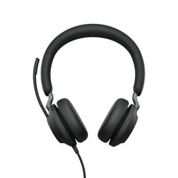 Jabra Evolve2 40 SE slušalice s mikrofonom, USB-C/USB-A, žičane, crne