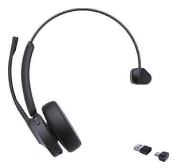 YEALINK BH70 Mono Teams bežične BT slušalice USB-C/A crne