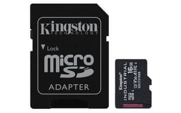 Kingston 16GB microSDHC C10 A1 pSLC kartica + SD adapter
