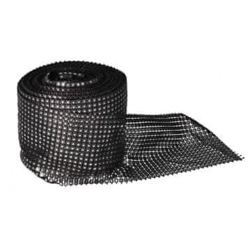 Deko TRAKA S ŠTAMUNJIĆIMA, DIJAMANTNA TRAKA 9,1 M X 10,5 CM CRNA