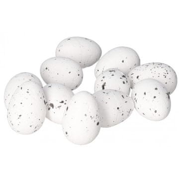 Deko JAJA OD STIROFOAM S PJEGAMA 10 KOM 4 CM