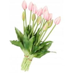 Deko BUKET TULIPANA OD GUMIRANI SILIKONSKIH TULIPANA, REALISTIČNI, 7 KOM