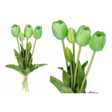 Deko BUKET TULIPANA OD KAUČUKOVIH CVJETOVA TULIPANA 40 CM 5 GALONA