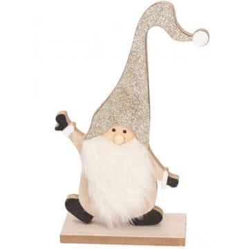 Deko DRVENA figurica patuljka za izlaganje 22,5 cm