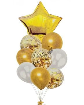 TOP GIFT ROĐENDANSKI BALONI SET OD 9 KOMADA BALONA ZA SVADBENU ZABAVU