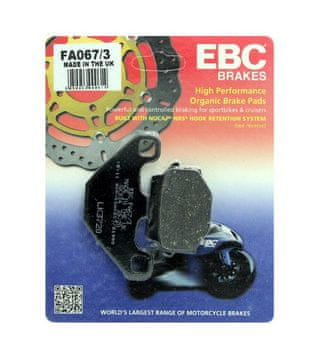 EBC Kočione pločice FA067/3