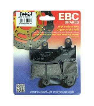 EBC FA442/4 kočione pločice (4 kom.)