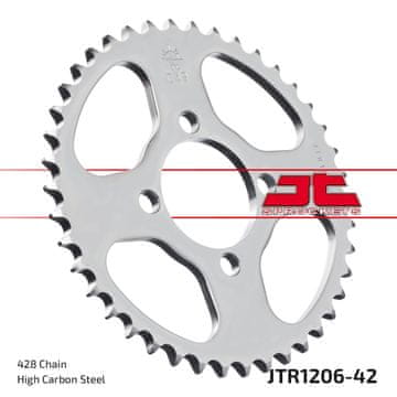 JT R1206-42 čelični stražnji lančanik, 42T, veličina 428