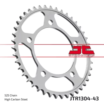 JT R1304-43 čelični stražnji lančanik, 43T, veličina 525