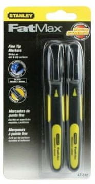 Stanley Fatmax XL marker s okruglim vrhom, 2 kom.