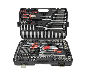 awtools set ključeva od 225 dijelova 1/2"/3/8"/1/4" crne linije