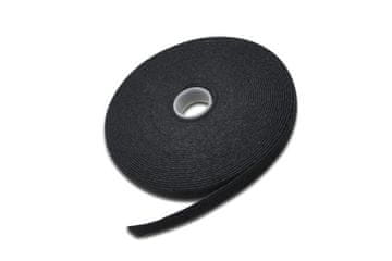 MicroConnect čičak traka 15 mm, 10 m, crna, CABLETAPE1