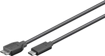 MicroConnect USB-C - USB 3.0 Micro B kabel 1M