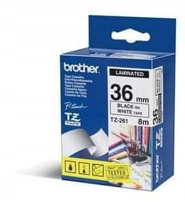 BROTHER traka crno na bijeloj 36 mm, TZE261
