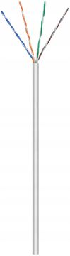 MicroConnect U/UTP CAT5e 100m sivi PVC