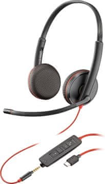 HP Blackwire C3225 stereo USB-C slušalice, 80S04AA